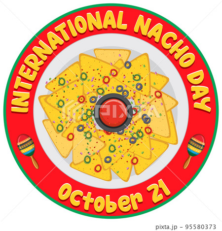 International Nacho Day Banner Design 95580373
