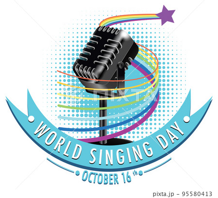 World Singing Day Poster Design World Singing Day Poster Design 95580413