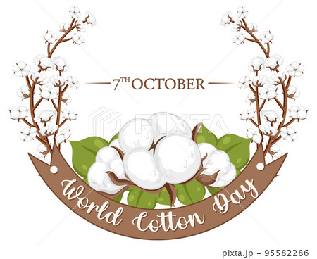 World Cotton Day Banner Template 95582286