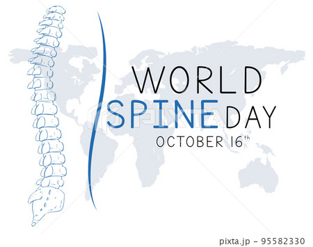 World Spine Day Banner Design 95582330