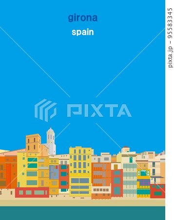 ジローナ　ヘローナ　girona　カタルーニャ　スペイン 95583345