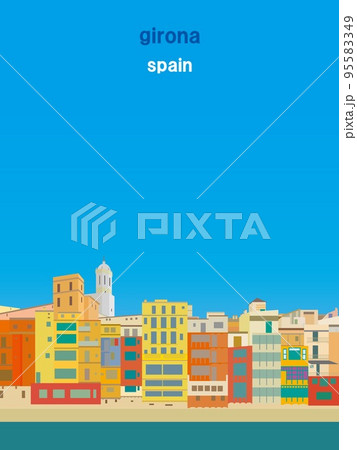 ジローナ　ヘローナ　girona　カタルーニャ　スペイン 95583349