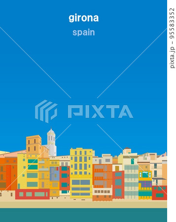 ジローナ　ヘローナ　girona　カタルーニャ　スペイン 95583352