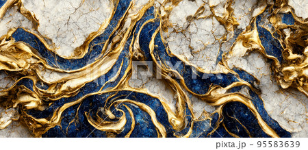Marble texture, abstract wallpaper background. luxury marble texture ,gold and blue Marble texture, abstract wallpaper background. luxury marble texture ,gold and blue 95583639