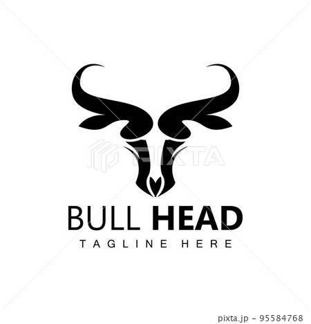 Bull Head Logo, Farm Animal Vector, Livestock Illustration, Company Brand Icon Bull Head Logo, Farm Animal Vector, Livestock Illustration, Company Brand Icon 95584768