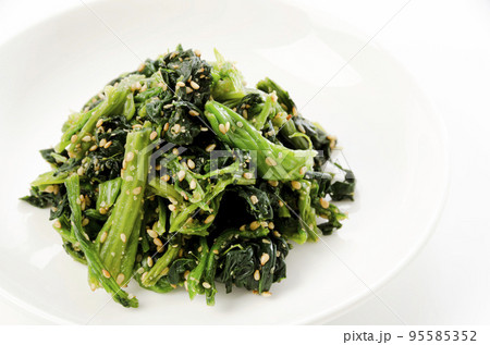 ホウレン草のゴマ和え ホウレン草のゴマ和え 95585352