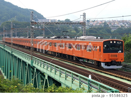 201系中央線　猿橋－鳥沢 95586325
