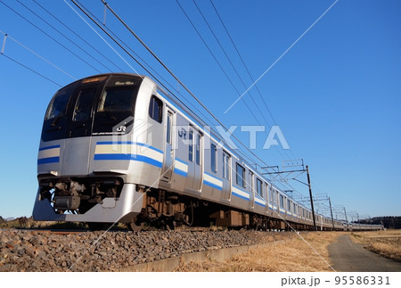 E217系 インカーブ 物井-佐倉 E217系 インカーブ 物井-佐倉 95586331