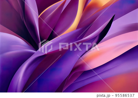 Abstract painting color texture. Modern futuristic pattern, super bright vibrant colors. luxury 95586537