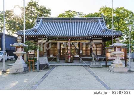 許麻神社　拝殿【大阪府八尾市久宝寺】 95587658
