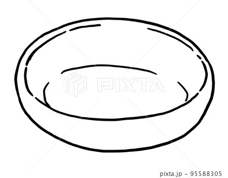 手描き線画 イラスト 器 手描き線画 イラスト 器 95588305
