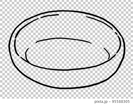 手描き線画 イラスト 器 手描き線画 イラスト 器 95588305