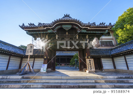 顕証寺　山門　築地塀（大阪府八尾市久宝寺） 95588974