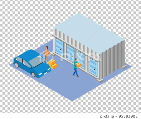 トランクルームを利用する人達 95593905