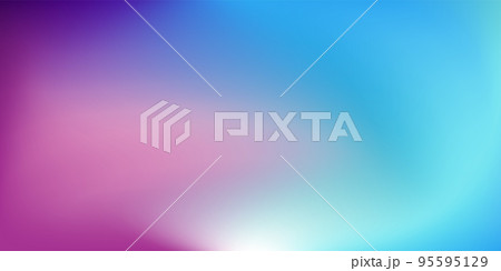 Creative multicolored saturated color smears blurred gradient art image background. Soft colorful blur mesh art for webpages. Vector illustration 95595129