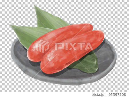 Hand-drawn cod roe 01_2 95597308