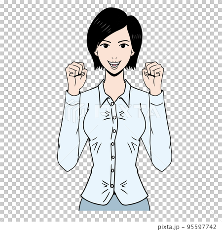 元気ずける日本人女性 元気ずける日本人女性 95597742