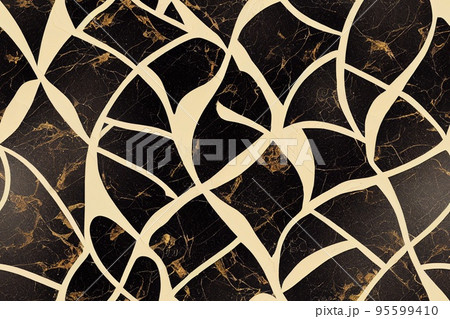 Golden luxury background with seamless marble texture 95599410