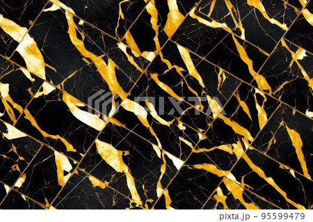Gold and black hue of granite texture, seamless pattern Gold and black hue of granite texture, seamless pattern 95599479