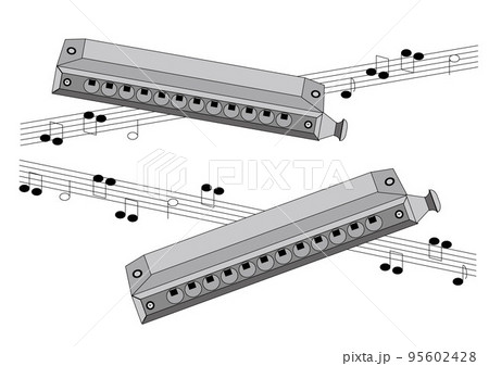 2対のハーモニカ～クロマティック 95602428