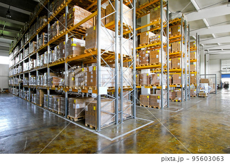 Warehouse shelves Warehouse shelves 95603063