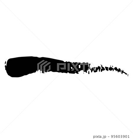 Vector black abstract ink grunge texture 95603901