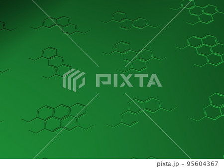 Background with structural chemical formulas 95604367