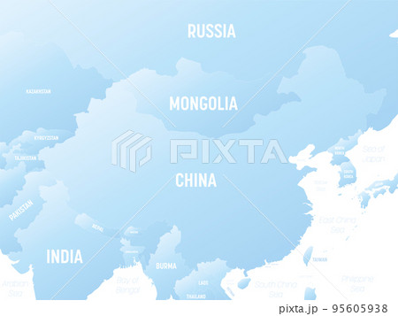 China detailed political map with lables China detailed political map with lables 95605938