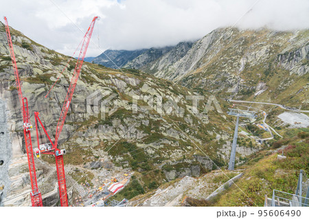 Grimsel pass dam 建設現場 Grimsel pass dam 建設現場 95606490