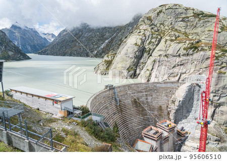 Grimsel pass dam 建設現場 Grimsel pass dam 建設現場 95606510