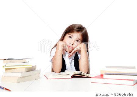 Frustrated and unhappy teen girl at school. Frustrated and unhappy teen girl at school. 95606968