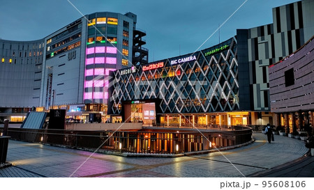 JR水戸駅の夜景 JR水戸駅の夜景 95608106