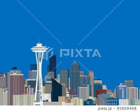 シアトル　seattle　スペース・ニードル　space　needle 95609408