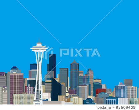 シアトル　seattle　スペース・ニードル　space　needle 95609409