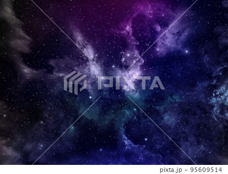 A space of the galaxy ,atmosphere with stars at dark background A space of the galaxy ,atmosphere with stars at dark background 95609514