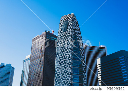 新宿副都心 快晴の空の下の高層ビル群 2022.10 高彩度 新宿副都心 快晴の空の下の高層ビル群 2022.10 高彩度 95609562