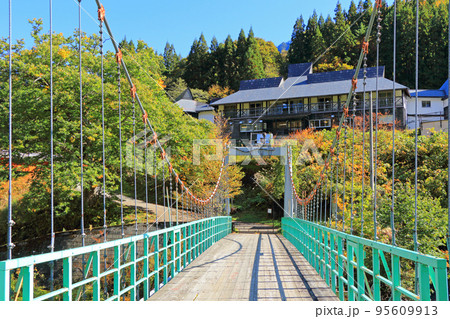 秋の秋山郷 切明温泉 秋の秋山郷 切明温泉 95609913