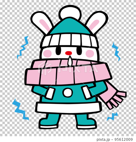 一隻又冷又穿衣的兔子 95612009