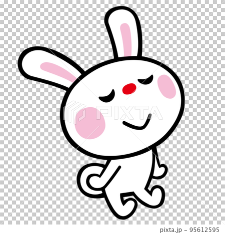 思いにふけるウサギのイラスト素材 [95612595] - PIXTA