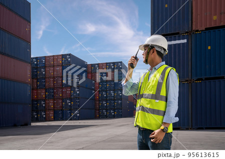 Logistic Export Import Concept Logistic Export Import Concept 95613615