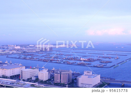 湾岸の街風景と東京ゲートブリッジ 95615778