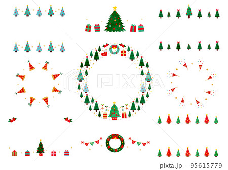 2022クリスマスイメージ素材集（文字なし） 95615779