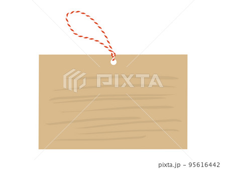 四角形の絵馬のイラスト 95616442