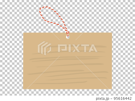 四角形の絵馬のイラスト 95616442