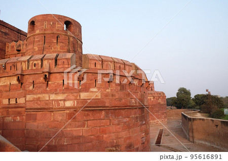 Red Fort in Agra. Uttar Pradesh, UNESCO World heritage site, India 95616891