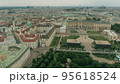 Aerial view of the centre of the city of Vienna, Austria. Heldenplatz square 95618524