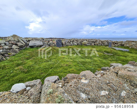 The foreighners graveyard close to the Lighthouse on Tory Island, County Donegal, Republic of Ireland The foreighners graveyard close to the Lighthouse on Tory Island, County Donegal, Republic of Ireland 95618958