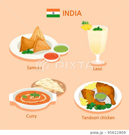 Premium Vector | Traditional indian food. thali. hand drawn line art.  illustration. isolated on white.
