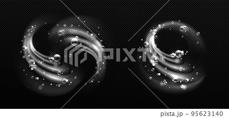 Clean detergent wave and soap swirl, light effect Clean detergent wave and soap swirl, light effect 95623140