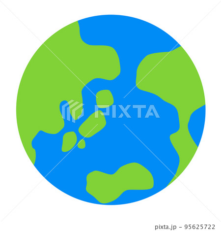 簡略化した地球 95625722